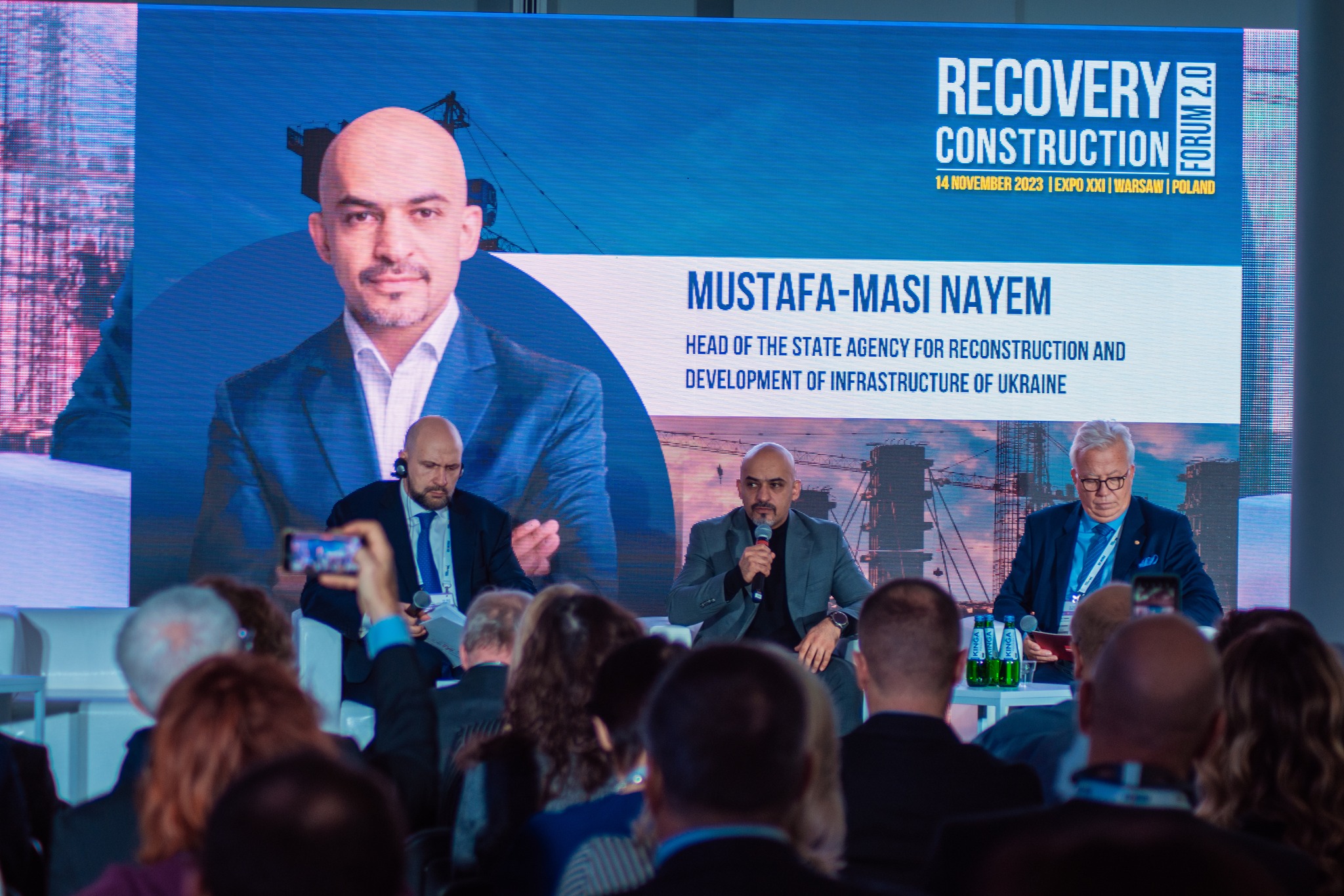 Open dialogue with Mustafa-Masi Nayyem during the RECOVERY CONSTRUCTION FORUM 2.0