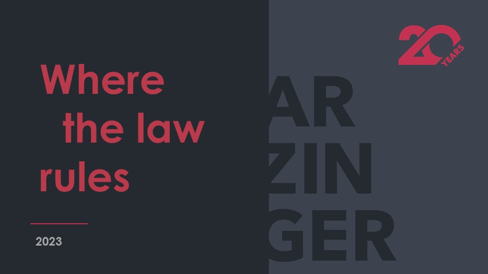 Arzinger - Banner партнер RECOVERY CONSTRUCTION FORUM 2.0