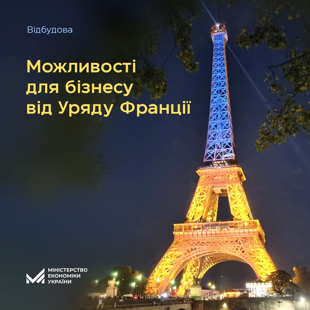 🤝Відновлення України: можливості від Уряду Франції
