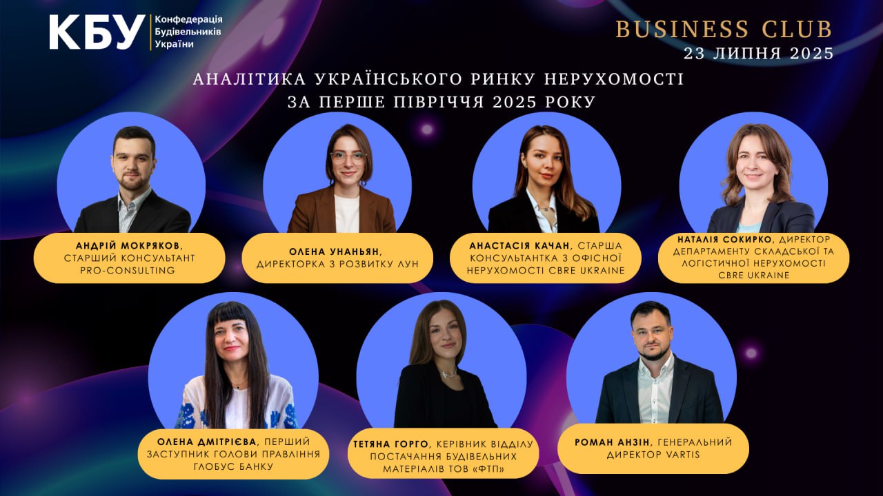📱Аналітика українського ринку нерухомості за перше півріччя 2025 року