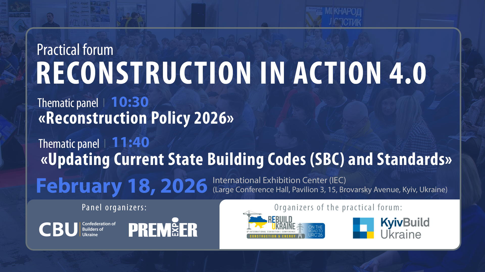 🌐 Don’t miss the practical forum "Reconstruction in Action 4.0"!