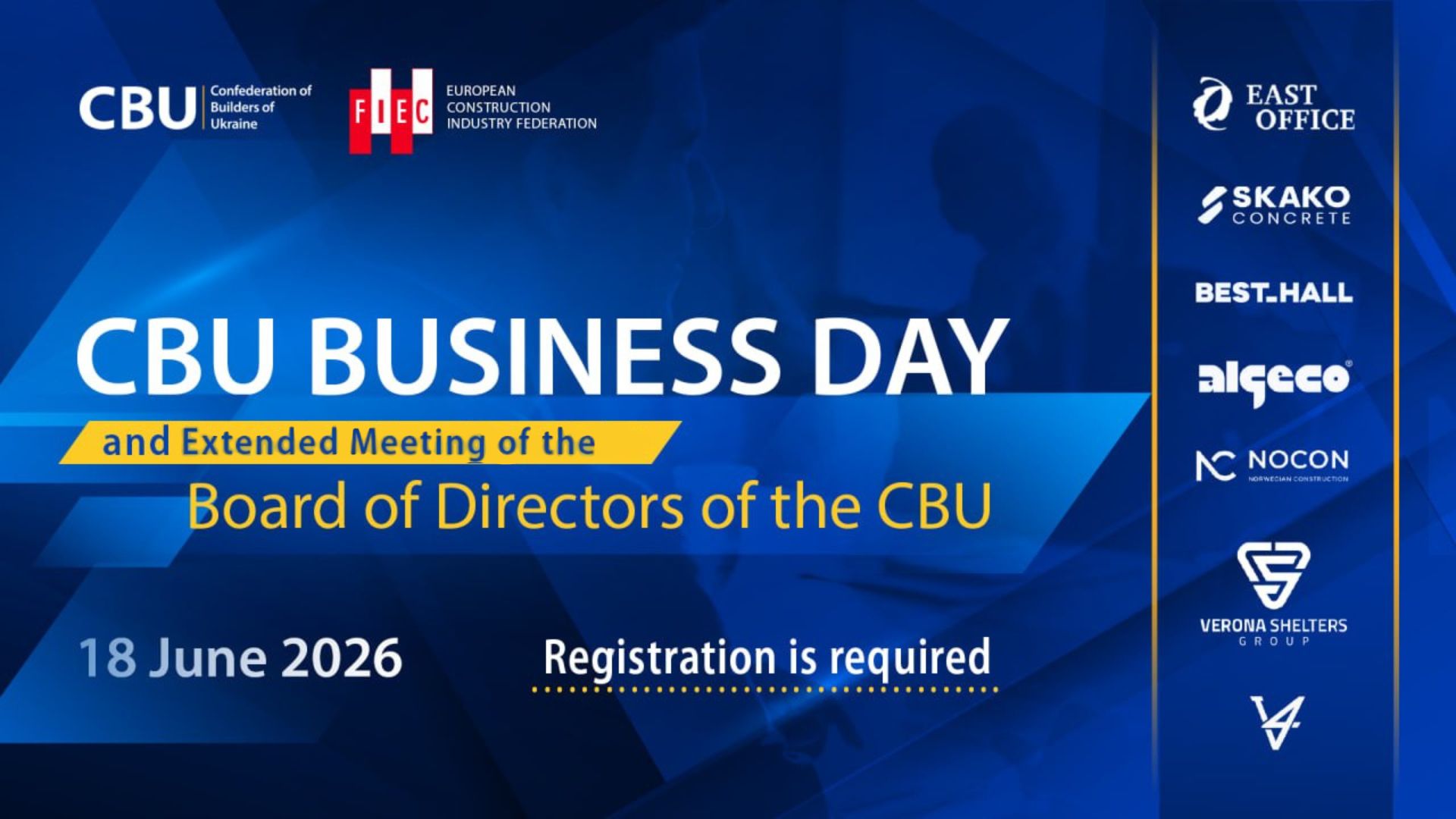 🏢 Key Challenges and Solutions for the Construction Industry - at CBU Business Day on June 18