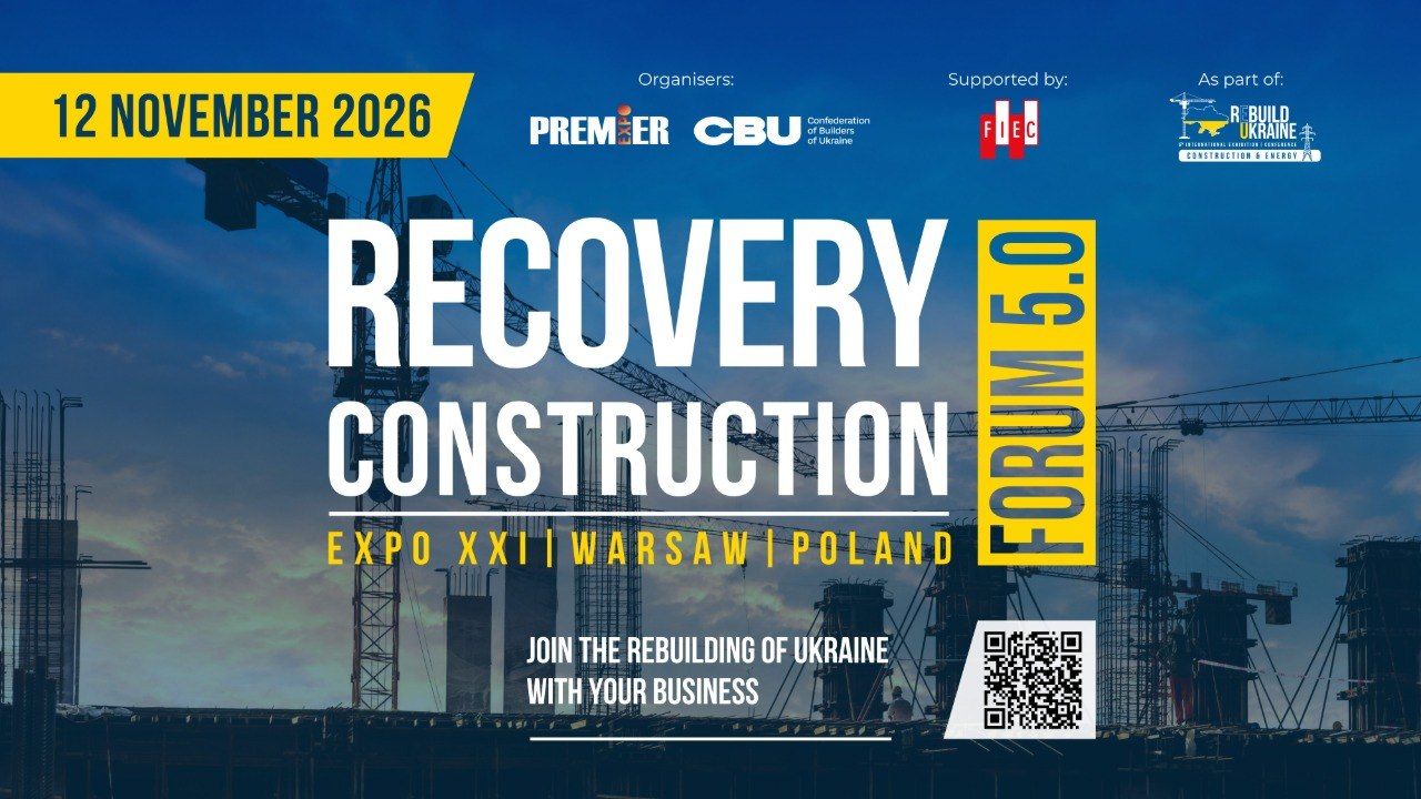 🏗️ Announcement: RECOVERY CONSTRUCTION FORUM 5.0!